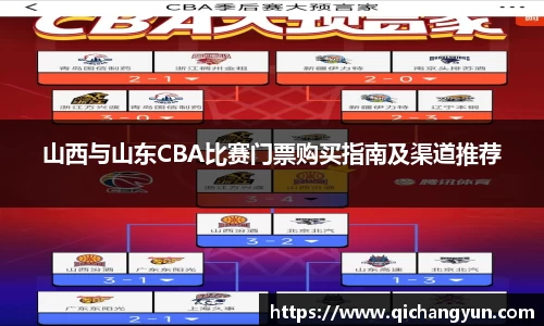 山西与山东CBA比赛门票购买指南及渠道推荐